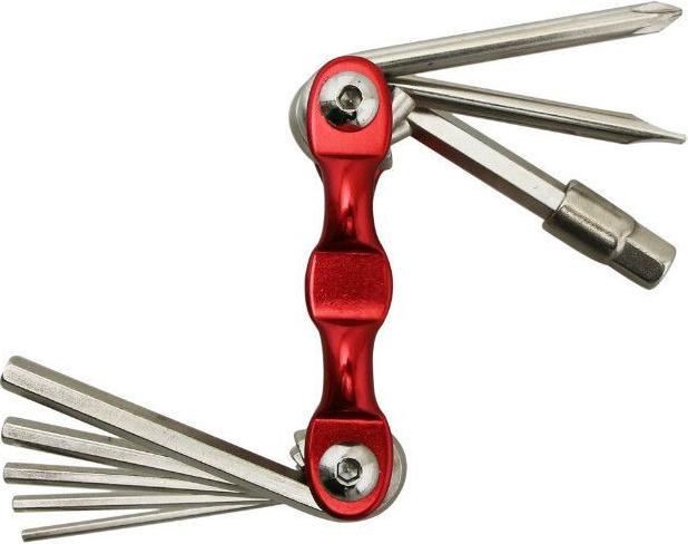 Actual product image P2R Multifunction tool 9 functions hexagon socket + screwdriver