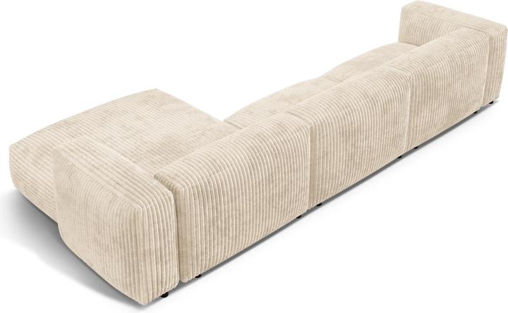 Image du produit Micadoni Canapé D'Angle Droit Modulaire, "Martina", 3 Places, 332x176x75 Fabriqué en Europe (Canapé d'angle)