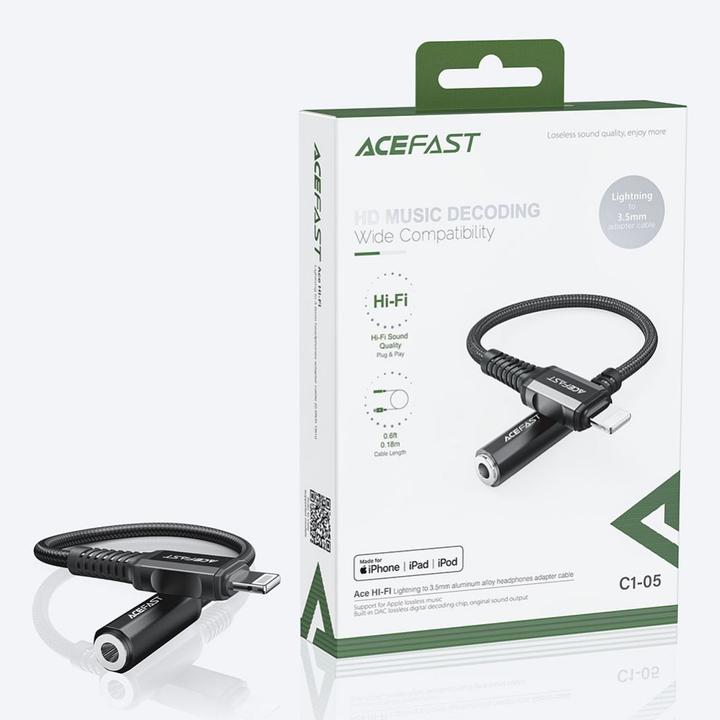 Produktbild Acefast C1-05 (0.18 m, AUX Kabel)