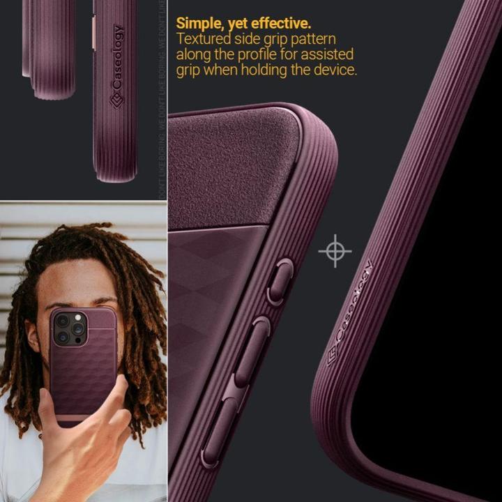 Image du produit Caseology Parallax MAG iPhone 15 Pro Max 6.7" Magsafe Burgundowy/Burgundy ACS06616 (Apple iPhone 15 Pro Max)