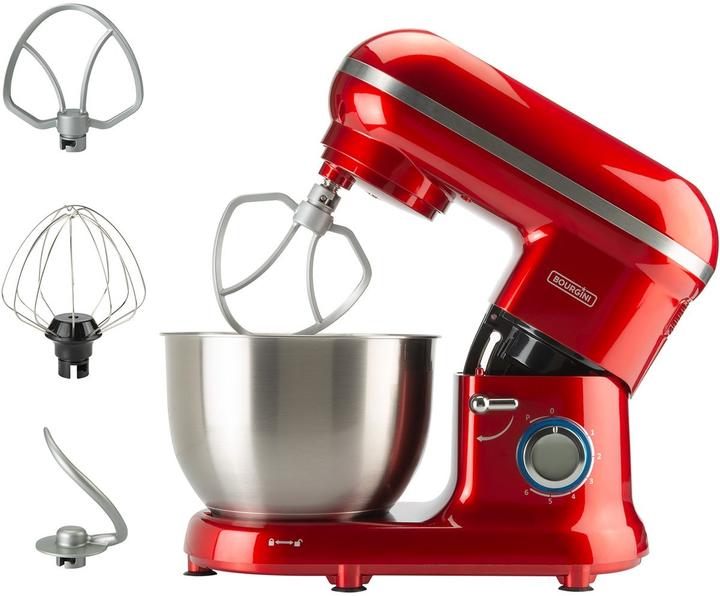 Actual product image Bourgini Classic Kitchen Chef - Keukenmachine - Rood