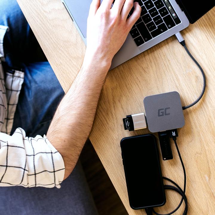 Productafbeelding GreenCell AK61 (USB-C, 4 ports)