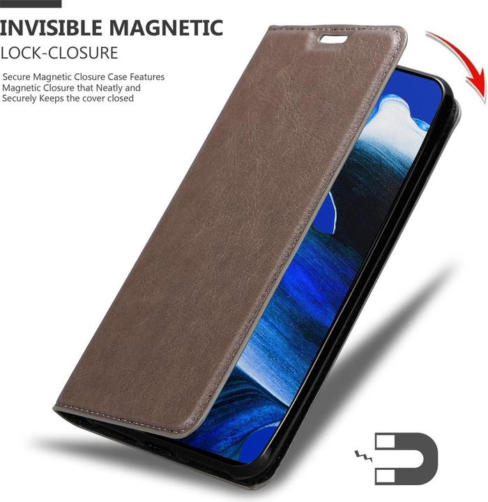 Actual product image Cadorabo Book Invisible Magnet Cover (Oppo Reno 2 Z)