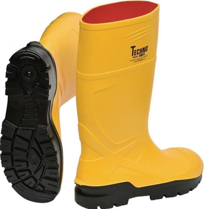Techno Boots Safety boots Rönne size 44 yellow S5 CI SRC EN ISO 20345 Polyurethane
