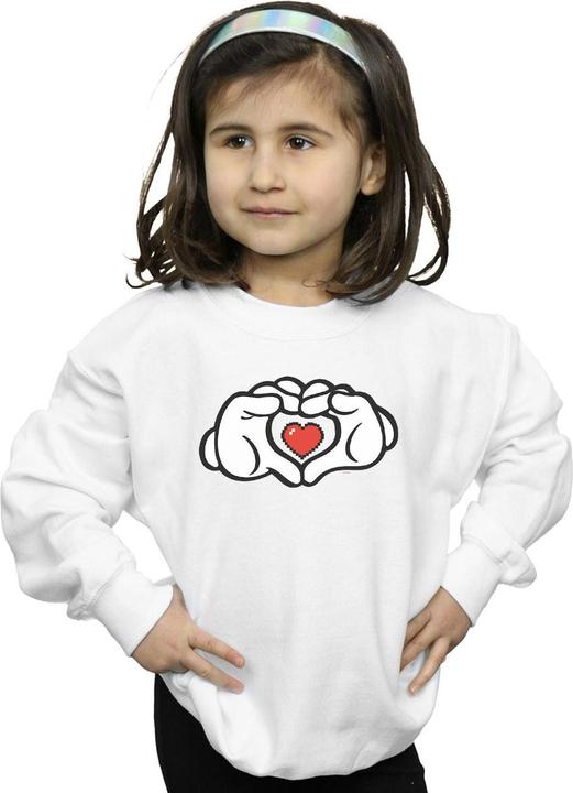 Produktbild Disney Mickey Mouse Heart Hands Sweatshirt Mädchen (152, 158)