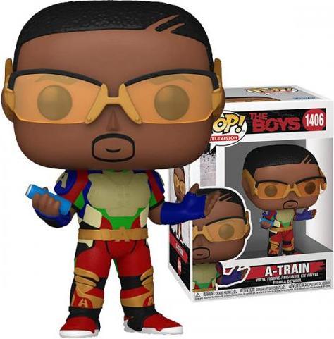 Actual product image Funko The Boys POP! TV Vinyl figurine A-Train (rally) 9 cm