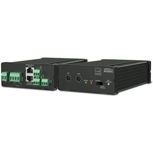 Audac Amp20mk2 (Endstufe), Stereoverstärker, Schwarz