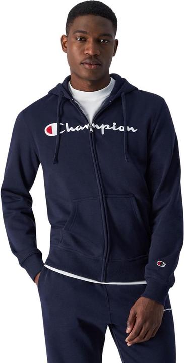 Actual product image Chappi Bluza męska Champion Full Zip Hoodie granatowa 220255 BS501 M (M)