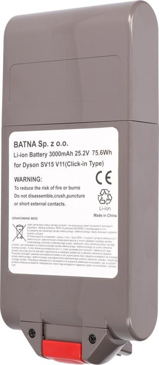 Image du produit Extralink Batterie Akkumulator für Staubsauger Dyson V11 (Click type) 25.2V 3000mAh