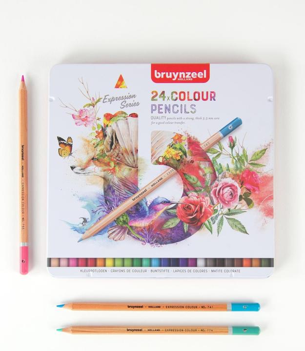 Produktbild Bruynzeel Farbstifte Expression Colour Metalletui, 12 Stück (Mehrfarbig, 12 x)