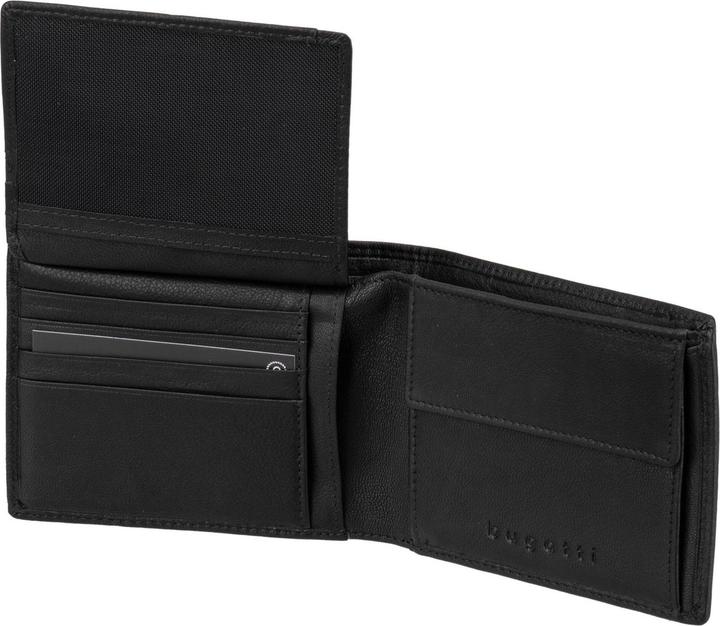 Actual product image Bugatti "Black Magic" Scheintasche mit Überschlag / wallet with flap