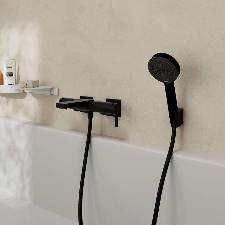 Productafbeelding hansgrohe HG ééngreeps opbouw badmengkraan Tecturis E matzwart