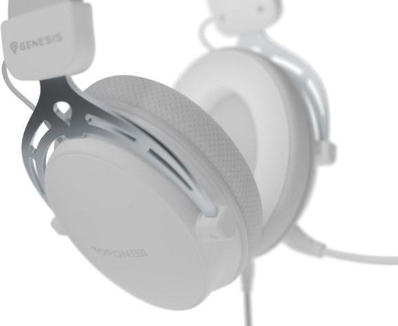 Actual product image Genesis Wireless headphones Gaming Headset | Toron 531 | Wired | Over-Ear | Microphone | White (Cable)
