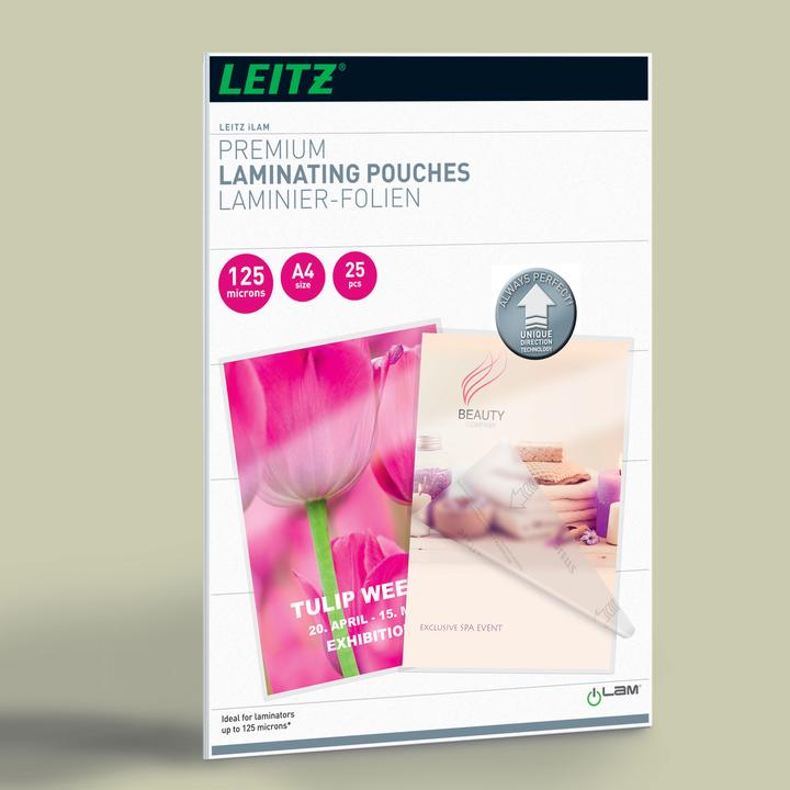 Productafbeelding Leitz Lamineerfilm (A4, 25 Pcs., 125 µm)