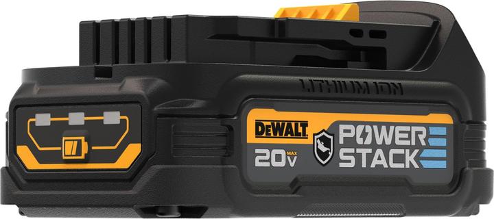 Actual product image DeWalt 18V Powerstack replacement battery DCBP034G with 1.7 Ah (18 V)