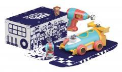 Learning Resources Bildungsset. Zusammengebauter Rennwagen.