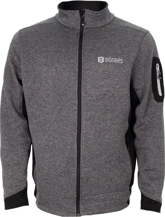 Actual product image Dönges Knitted fleece jacket, anthracite, men, size XXXXL (3XL)