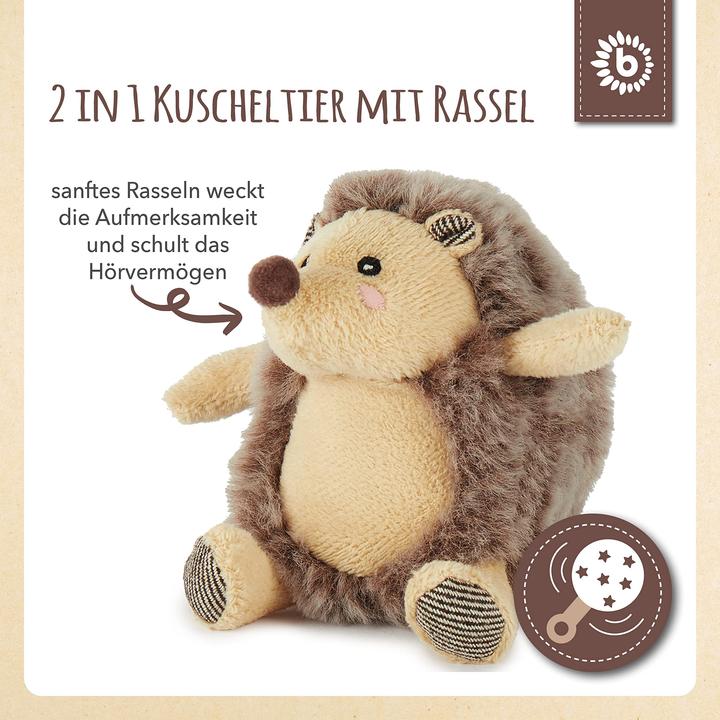 Image du produit Bieco Peluche hérisson Piksi avec hochet (12 cm)