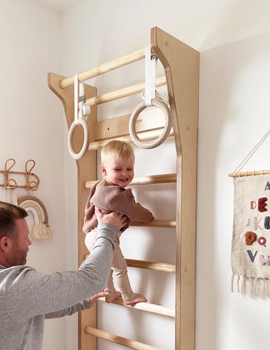 Actual product image Fitwood TAIMI Mini Sprossenwand Grau