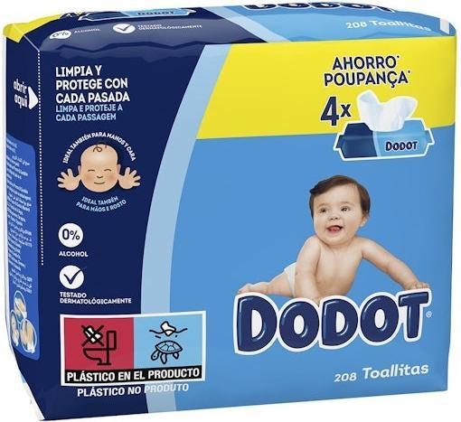 Dodot Etapas Recambio 208 Toallitas