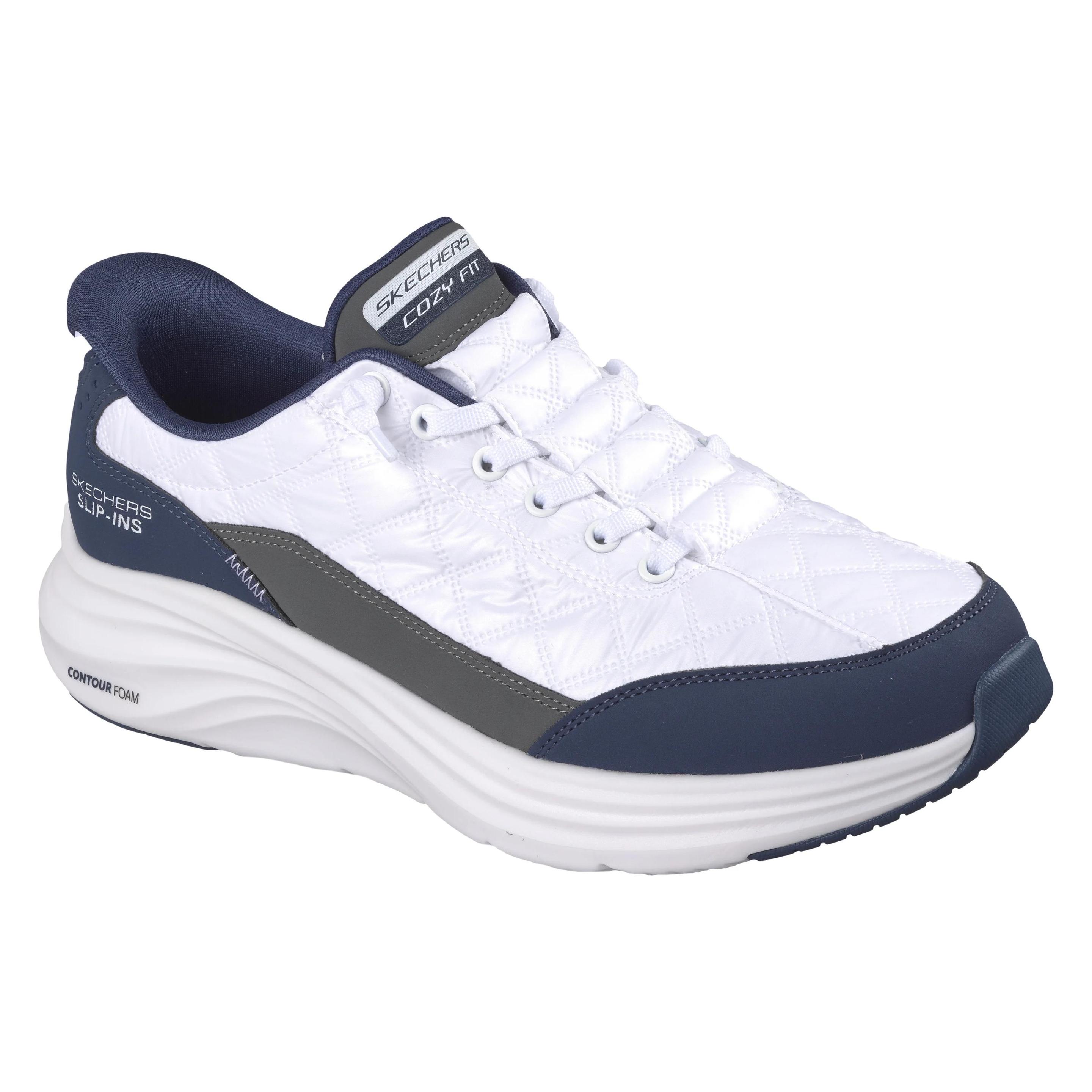 Skechers, Herren, Sneakers, Slip-Ins, Blau, Weiss, (43)