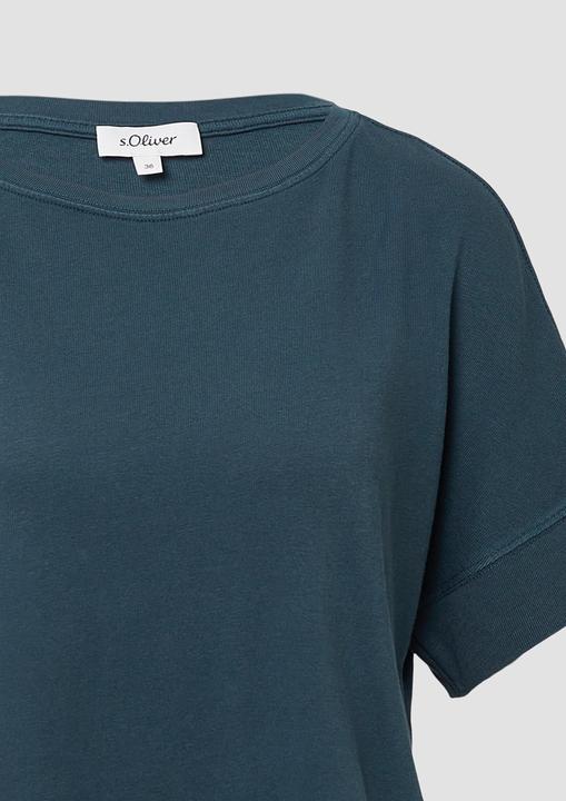 Actual product image S.Oliver T-Shirt Gewaschenes T-Shirt mit Ziernähten im Relaxed Fit (36)