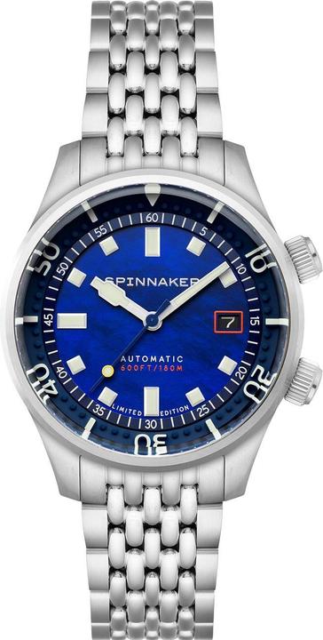 Actual product image Spinnaker SP-5158-33 Herrenuhr Bradner Pearl Diver Automatik Limited 42mm 18ATM (Diving watch)