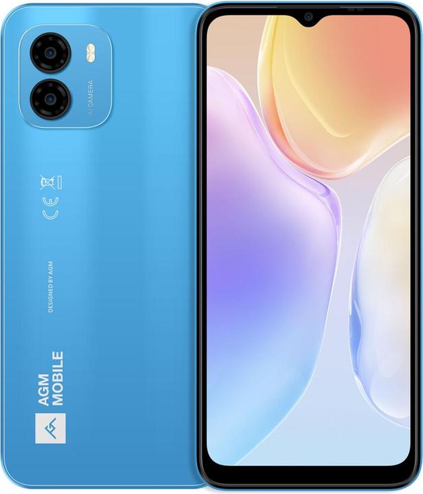 Image du produit AGM NOTE N1 8/128GB VIVID BLUE (128 Go, Bleu, 6.52", Double SIM, 50 Mpx)