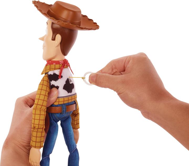Actual product image Disney Mattel Pixar Toy Story Roundup Fun Woody Large Talking Posable Figure