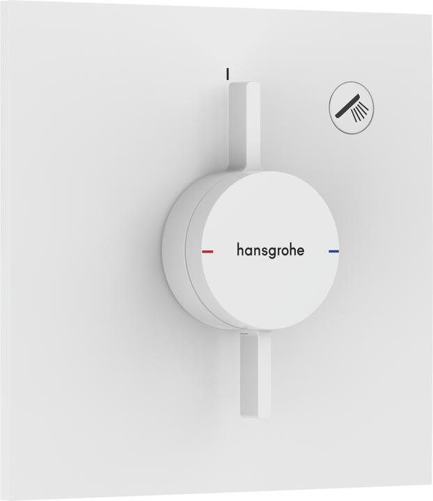 Actual product image hansgrohe DuoTurn E mixer, concealed, 1 consumer, square rosette, 75617