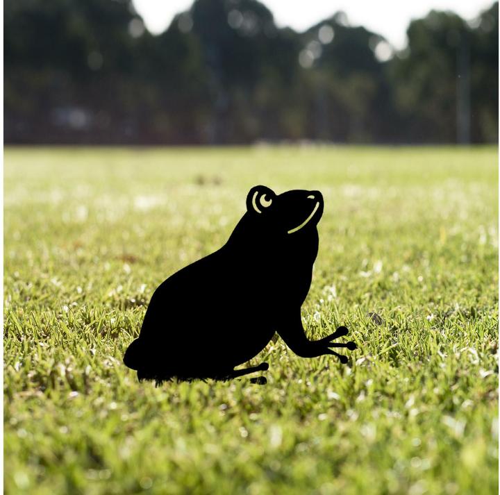 Actual product image Wallxpert Gartenstecker Frosch 34 x 22 cm