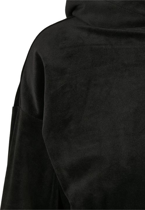 Actual product image Urban Classics Ladies Cropped Velvet Oversized Hoody (M)