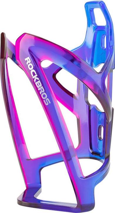 Rockbros FK338 bicycle holder for water bottle - blue and purple