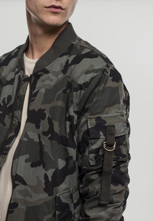 Produktbild Urban Classics Vintage Camo Cotton Bomber Jacket (S)