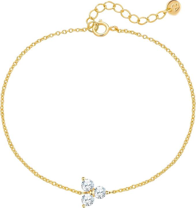 Produktbild Glanzstücke München Damen Armband Sterling Silber - 34462 (17 cm, Sterling Silber)