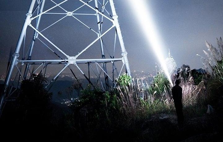 Actual product image Superfire Camping light with searchlight M61, USB-C