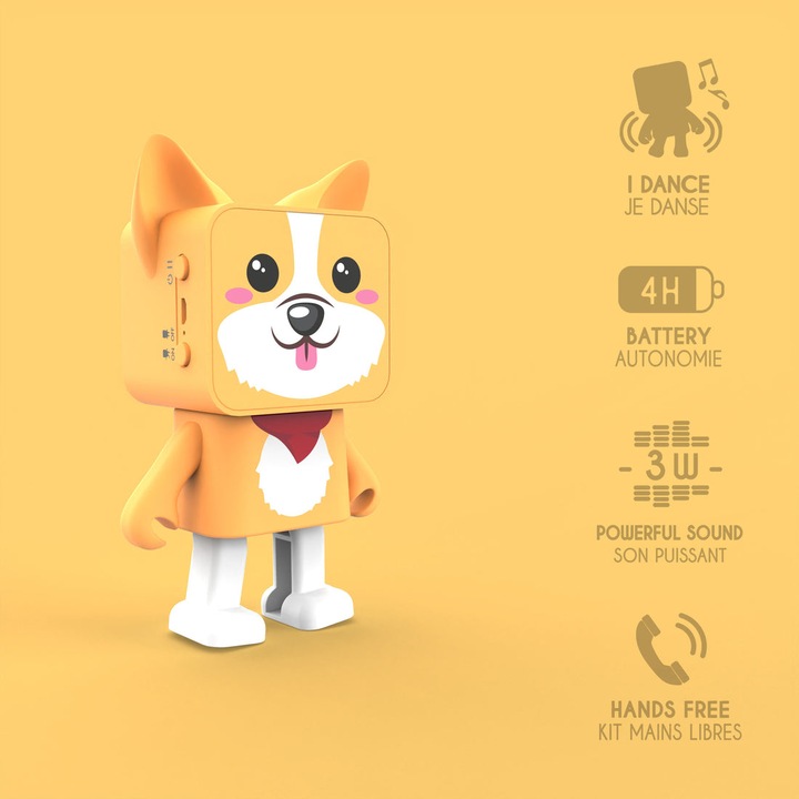 Image du produit Mobility on Board Dancing Animal speaker - Corgi
