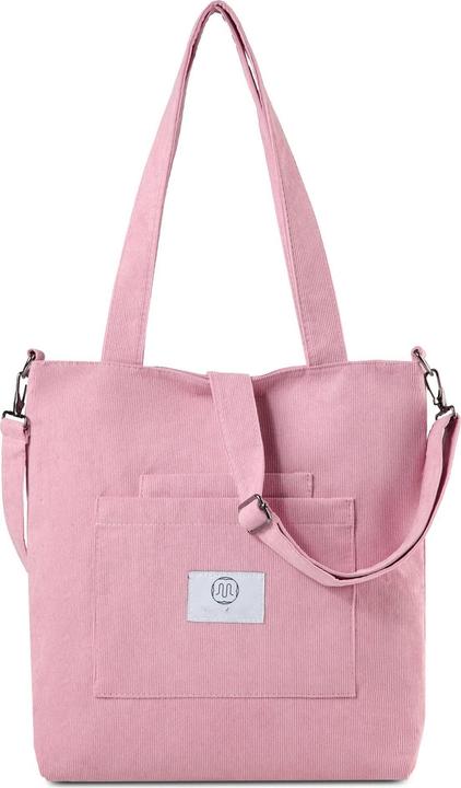 Produktbild Only-Bags.Store Umhängetasche - Cord Umhängetasche Damen Handtasche, Shopper Henkeltasche für Büro Schule Einkaufen