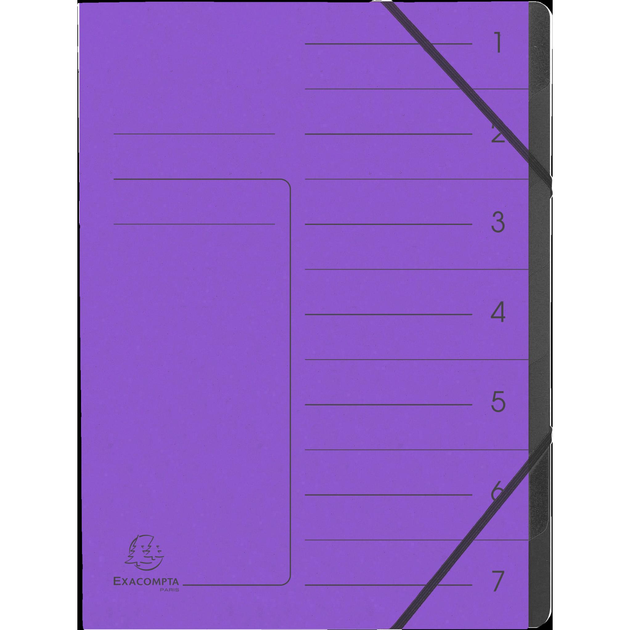10x Exacompta, Mappe, Geheftete Ordnungsmappen (A4, 1 x)