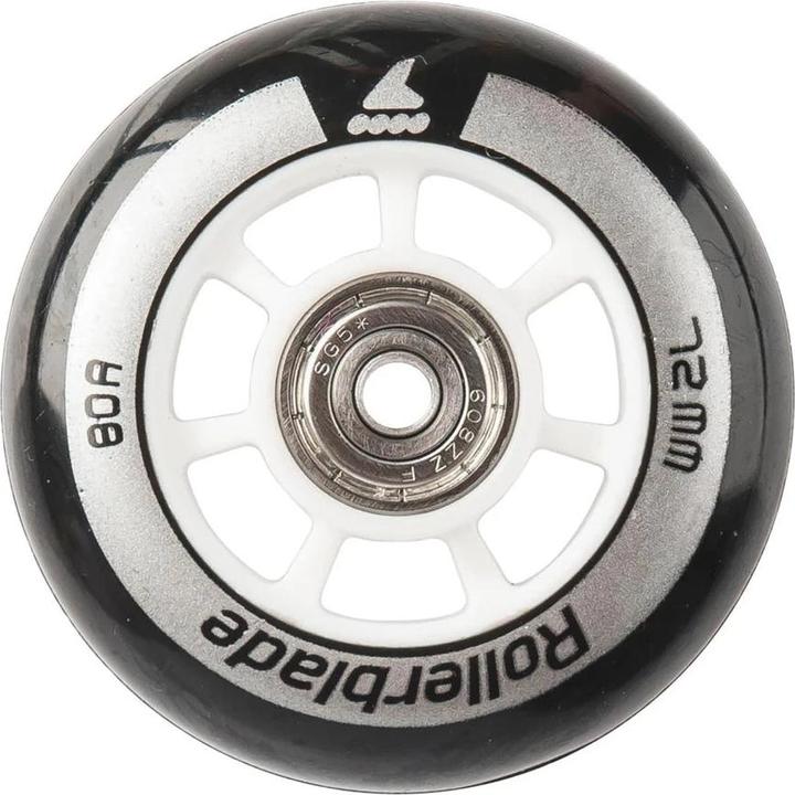Actual product image Rollerblade Inline replacement wheels (72 mm, 80A)