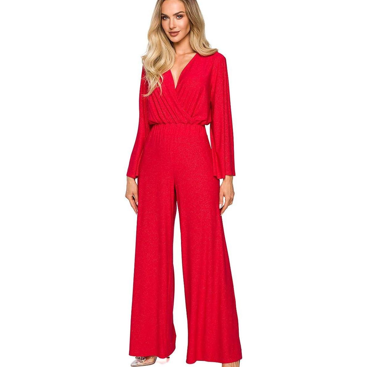 Made of Emotion, Damen, Jumpsuit, 905934, Rot, (S)