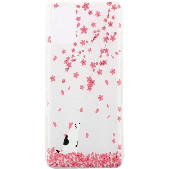 MU Style Softcase Image Plastik Series (Samsung Galaxy S20+), Smartphone Hülle, Rosa, Transparent