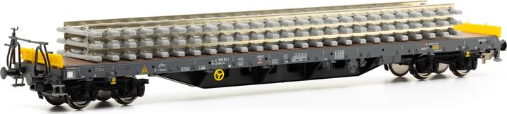 Image du produit Piko SBB Flachwg. Bauzug CH-SBB I beladen mit Betonschwellenstapel Ep VI (Voie VI)