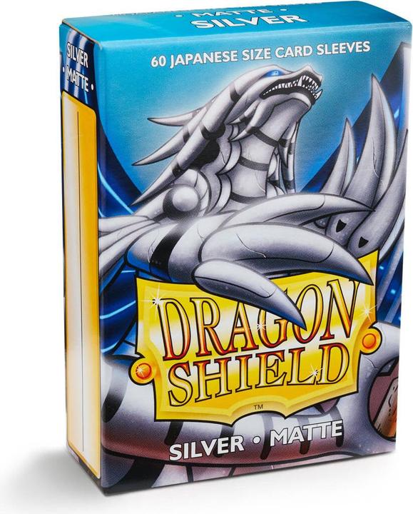 Immagine prodotto Arcane Tinman ART11108 - Opaco - Argento Formato Giapponese(60), Copertina protettiva per carte di credito