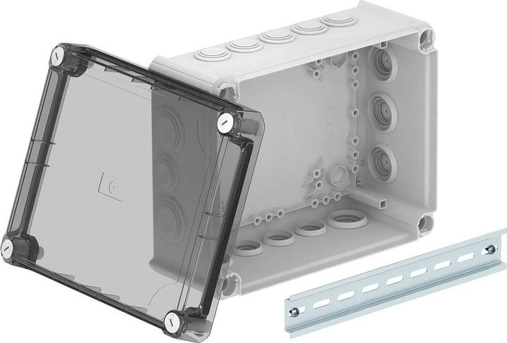 Produktbild OBO Bettermann OBO T 250 HD TR Kabelabzweigkasten mit hohem transp. Deckel