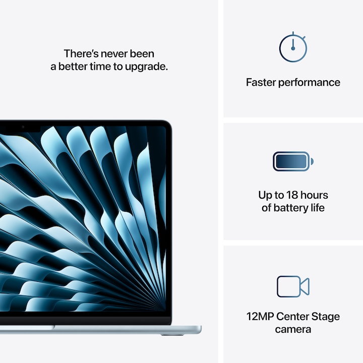 Produktbild Apple MacBook Air – 2025 (13.60", M4, 16 GB, 512 GB, DE)