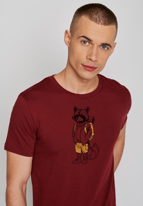 Immagine prodotto Greenbomb T-Shirt Animal Raccoon Hike (M)