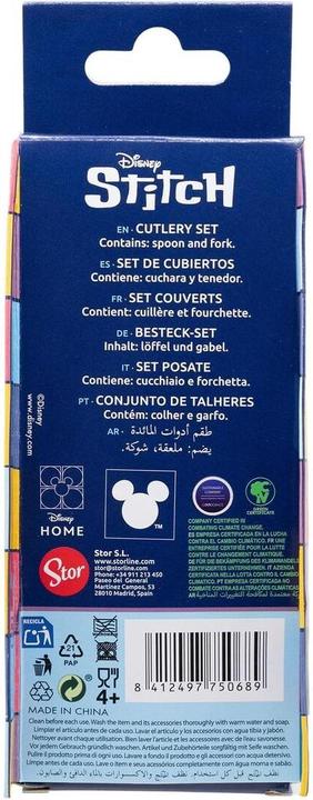 Actual product image Stor Stitch "Drawing" - Kinderbesteck Set - 2-teilig