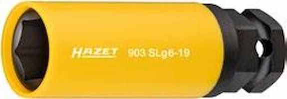Produktbild HAZET Schlag-, Maschinenschrauber Steckschlüssel Satz 903SLG-19/3 ∙ Vierkant12,5 mm (1/2 Zoll) ∙ Au… (19 mm)