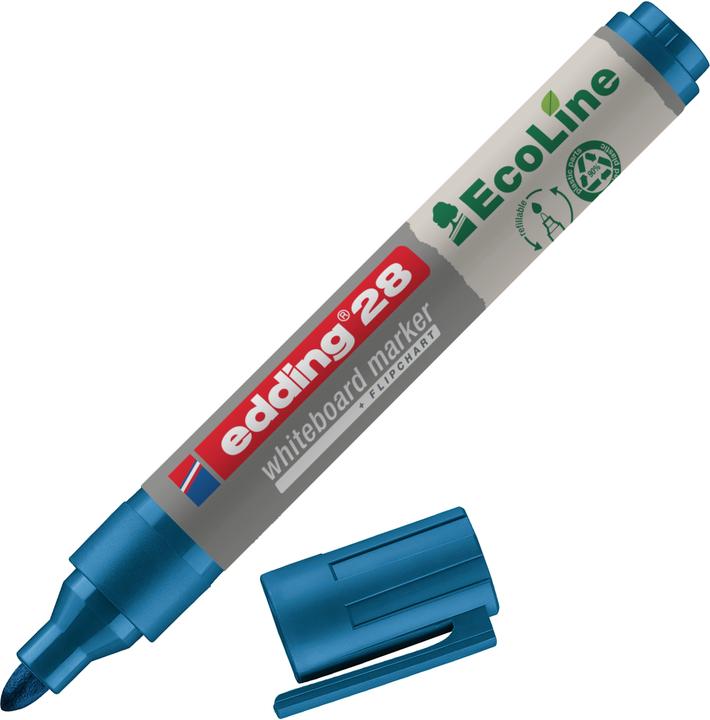 Image du produit Edding Tableau blanc marqueur 28 EcoLine (Bleu, 1.50 mm, 1 x)
